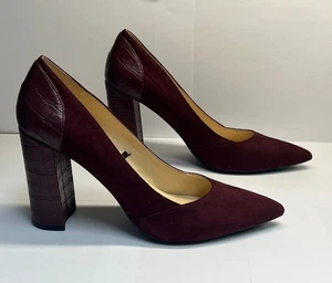 Nine West DAMEN LILA BLOCKABSATZ GRÖSSE 10M - Bild 1 von 5