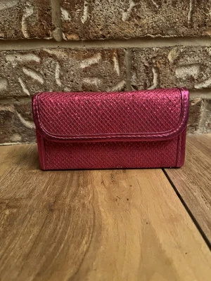 Pink Glittery On The Go Cosmetics Bag - Image 1 of 3