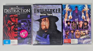 WWE Undertaker He Buries them Alive, Tomb Stone & Brother of Destruction DVD R4 - Imagen 1 de 9