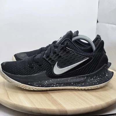Nike Kyrie Low 2 Black Metallic Silver Sneakers Gym Shoes AV6337-003 Mens 9.5 - Image 1 of 4