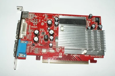 Connect3D Radeon X300 SE 128MB VGA/DVI/S-Video PCIE Graphics Card - Image 1 of 3