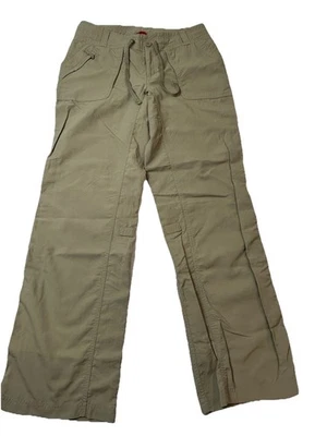 The North Face Nylon Hiking Pants Womens 8 Khaki Lightweight Outdoor - Image 1 of 4