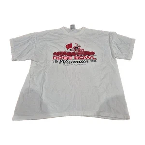 Vintage Wisconsin Badgers Rose Bowl 1999 Baumwolle T-Shirt Herren Größe XL - Bild 1 von 4