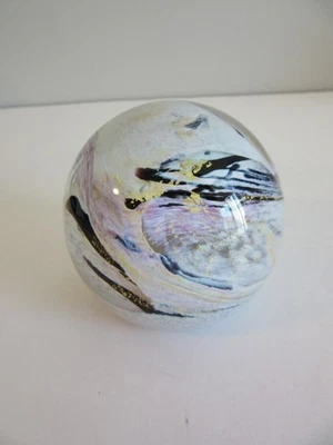 Pisapapeles firmado en vidrio artístico NOUROT 1990 Foto 1 de 4