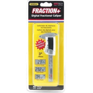 General Tools 1433 3 in. Carbon Fiber Digital Fractional Caliper - Picture 1 of 1