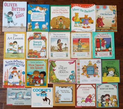 Lot 20 Tomie dePaola Children's Picture Books Strega Nona Folktales — 第 1/4 张图片