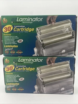 LOT 2 NEW Duck Xyron EZ Laminator 30 Foot Refill Laminating Cartridge - Image 1 of 4