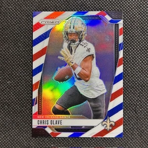2024 Panini Prizm - Red White & Blue Prizm #206 Chris Olave New Orleans Saints - Bild 1 von 2