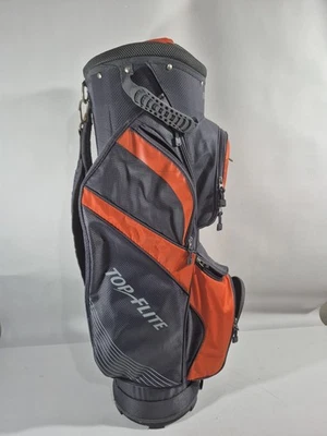 Carro de golf Top Flite naranja y gris para hombre 14 ranuras bolsa organizadora divisores completos superiores Foto 1 de 4