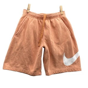 Nike Club Fleece Shorts Men's Small Orange Streetwear Sportswear Outdoors Skate - Picture 1 of 9