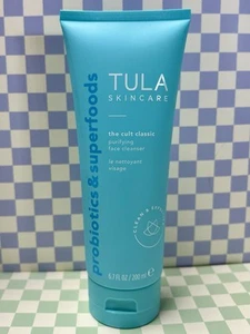 Tula Skincare The Cult Classic Purifying Face Cleanser Jumbo 6.7oz New Sealed - Picture 1 of 3