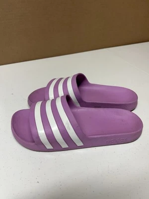 Adidas Adilette Aqua FY8098 Mujer Talla 7 Lila Lavanda Informal Tobogán Foto 1 de 4