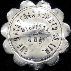 Milnikek Quebec Canada Lumber Scrip Good For Token Matapedia Lumber 50 - Bild 1 von 2