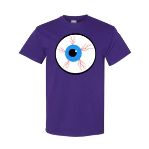 Eyeball Halloween T-shirt Creepy Eye spooky Short sleeve - Picture 1 of 13