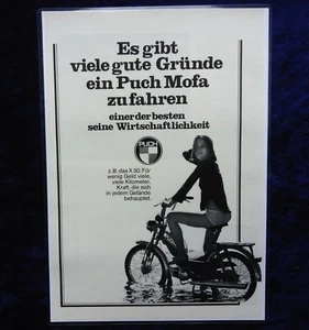 Puch Mofa X 30 originale Werbung aus 1975 - Picture 1 of 1