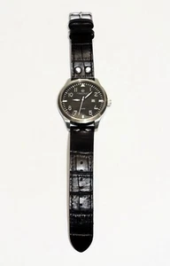 Herren Armbanduhr Uhr schwarz edel silber analog Precision by Constantin Weisz - Bild 1 von 2