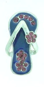Flip Flop Anhänger mit Kristallen - Bild 1 von 1
