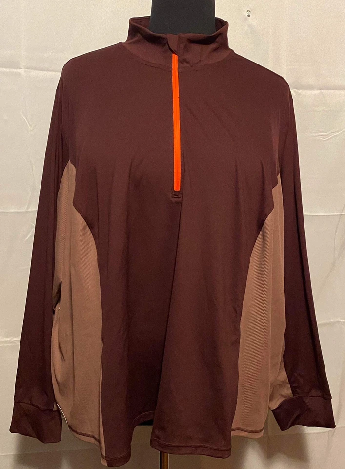 Xersion Women's Activewear Long Sleeve 1/4 Pullover Shirt Size 5X New With Tags - Image 1 of 4