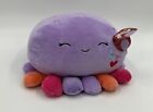Squishmallow Valentines Beula The Octopus Stackable Purple 12"