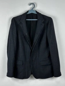 Allsaints Dassow Wool Check Blazer Style Coat Jacket Size L - Picture 1 of 15