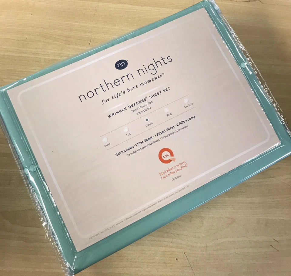 Juego de sábanas Northern Nights 700TC 100 % algodón defensa contra arrugas de 4 piezas con bordado Foto 1 de 4