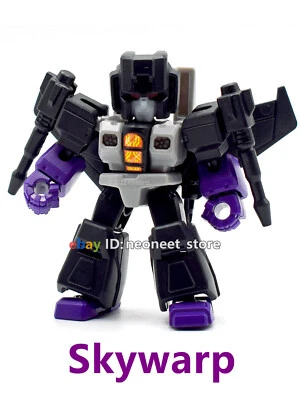 Figura de acción Blokees Transformers G1 Skywarp modelo Toys Defender versión 3 Foto 1 de 4