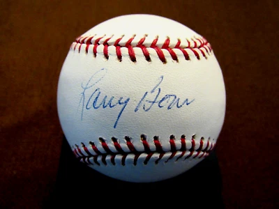 Larry Bowa 1980 WSC PHILLIES YANKEES SHORTSTOP MGR FIRMADO AUTOMÁTICO OML BÉISBOL JSA Foto 1 de 3