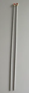 Milward No. 10 3,25 mm Metall Vintage Stricknadeln 35 cm lang Single Point - Bild 1 von 7