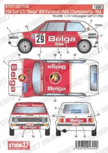 Studio27 1/24 Volkswagen Golf GTi Belga #29 European Rally Revel DC1152 - Bild 1 von 2