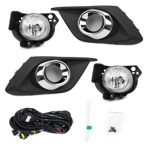 Clear Lens Fog Driving Lights Kit For 2014 2015 2016 Mazda 3 Bezel Wires Switch - Bild 1 von 18