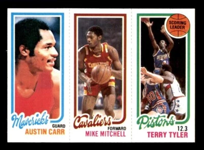1980 Topps Basketball #34 Carr Mitchell Tyler NM/MT *e10 - Image 1 of 2