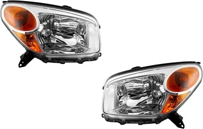 Headlights For Toyota RAV4 2004 2005 Halogen Left Right New Pair - Imagem 1 de 4