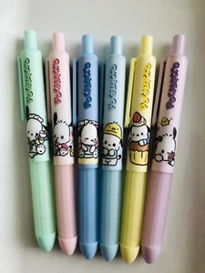 Pochacco Gel Pen Set of 6 Black Ink 0.5mm - Picture 1 of 2