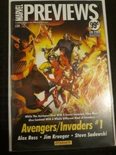 Marvel Previews #45, 55 (2008) Alex Ross Invaders New Avengers Secret Invasion