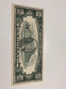 1977 $10 Banknote Full Front print To Back！Overprint Error ，UNC Super Rare！ - Picture 1 of 2