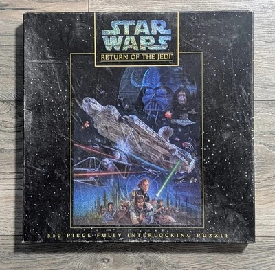 Rompecabezas Star Wars El Retorno del Jedi 550 piezas Milton Bradley 1995 sellado Foto 1 de 4