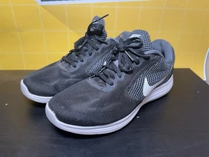 Nike Revolution 3 Womens Sz 9 Wide Running Sneakers - Black Athletic 819302-001 - Picture 1 of 7