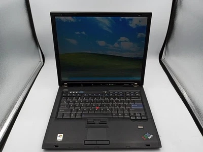 IBM ThinkPad T60 14" Laptop Intel C2D T2300 2GB RAM 30GB HDD Windows XP -RR - Image 1 of 4