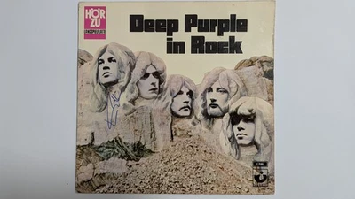 Autogramm von Ian Gillan LP Deep Purple In Rock 1970 Original!!! - Bild 1 von 4