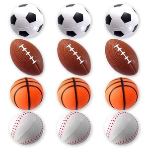 Mini Sports Balls for Party Favor Toy, Soccer Ball, Basketball, Football, Bas... - Picture 1 of 3