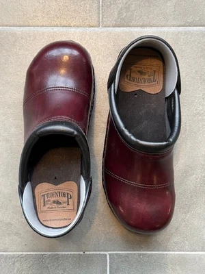 Zuecos suecos Troentorp Picasso Burdeos talla US mujer 6 / EU 36 Foto 1 de 4