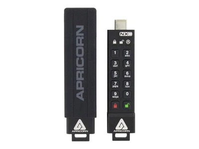 Apricorn 16GB Aegis Secure Key 3 NXC 256-Bit Hardware-Encrypted USB 3.2 Type C - Image 1 of 4