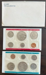 1978 P & D U.S. Mint Uncirculated 12-Coin Set | OGP | Many Coins Toned - Picture 1 of 2
