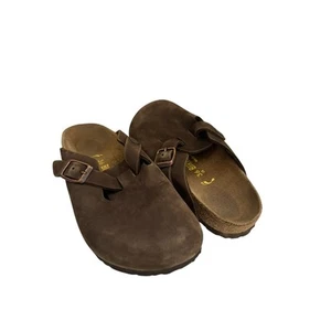 BIRKENSTOCK Leather Brown Clog Size 36 - Bild 1 von 7