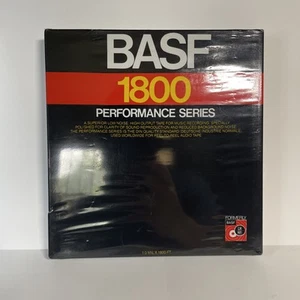 Vintage BASF 1800 Performance Series Reel to Reel Tape Brand New Factory Sealed - Picture 1 of 2