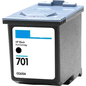 Cartouche d'encre noire de remplacement pour HP 701 CC635A HP701 pour fax 640 650 2140 - Photo 1 sur 2