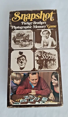 Snapshot Vintage Parker Brothers  Bros Card Memory Game 1972 No. 760 Complete  - Image 1 of 4