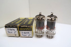 Lot of 2 SYLVANIA 12AX7A/ECC83 Tested VACUUM TUBES Strong Pair O Getter