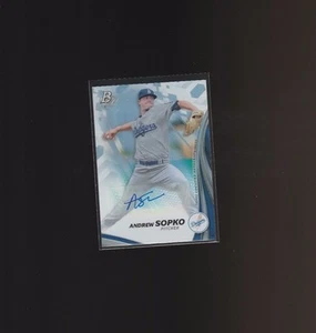 Bowman Platinum Andrew Sopko 2017 autógrafo automático de los Dodgers - Imagen 1 de 2