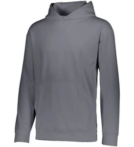 Augusta Sportswear 5506 Youth Wicking Fleece Hoodie Sweatshirt - Picture 1 of 21